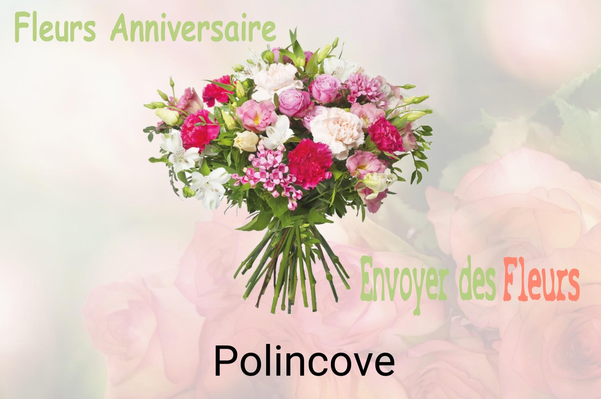 Bouquet de fleurs d’anniversaire livré à Polincove